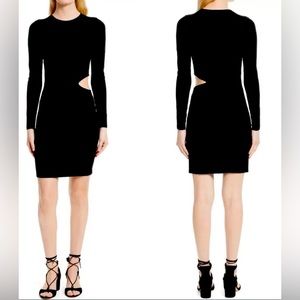 NWT Elizabeth and James - Railey Cut Out Dress in BLACK